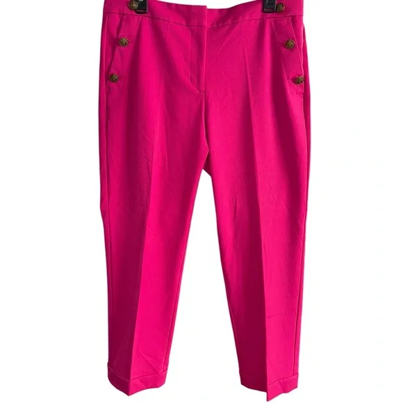 NWT LOFT Fuchsia Pants Size 10 - Picture 2 of 7